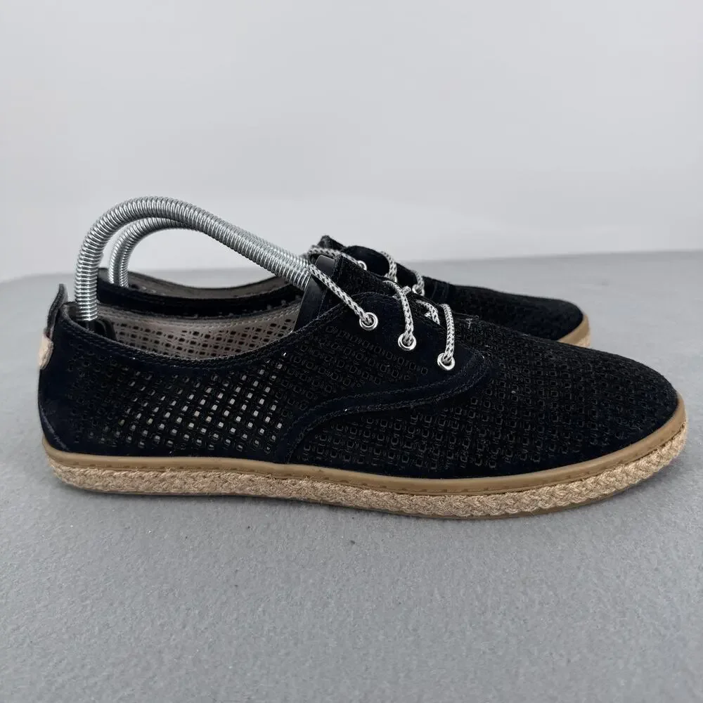 Cole Haan Pinch Maine Clam Oxfords Womens 10 Black Grand OS Espadrille Boat Shoe
